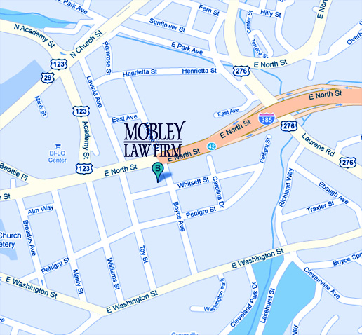 Map to Mobley Law Firm